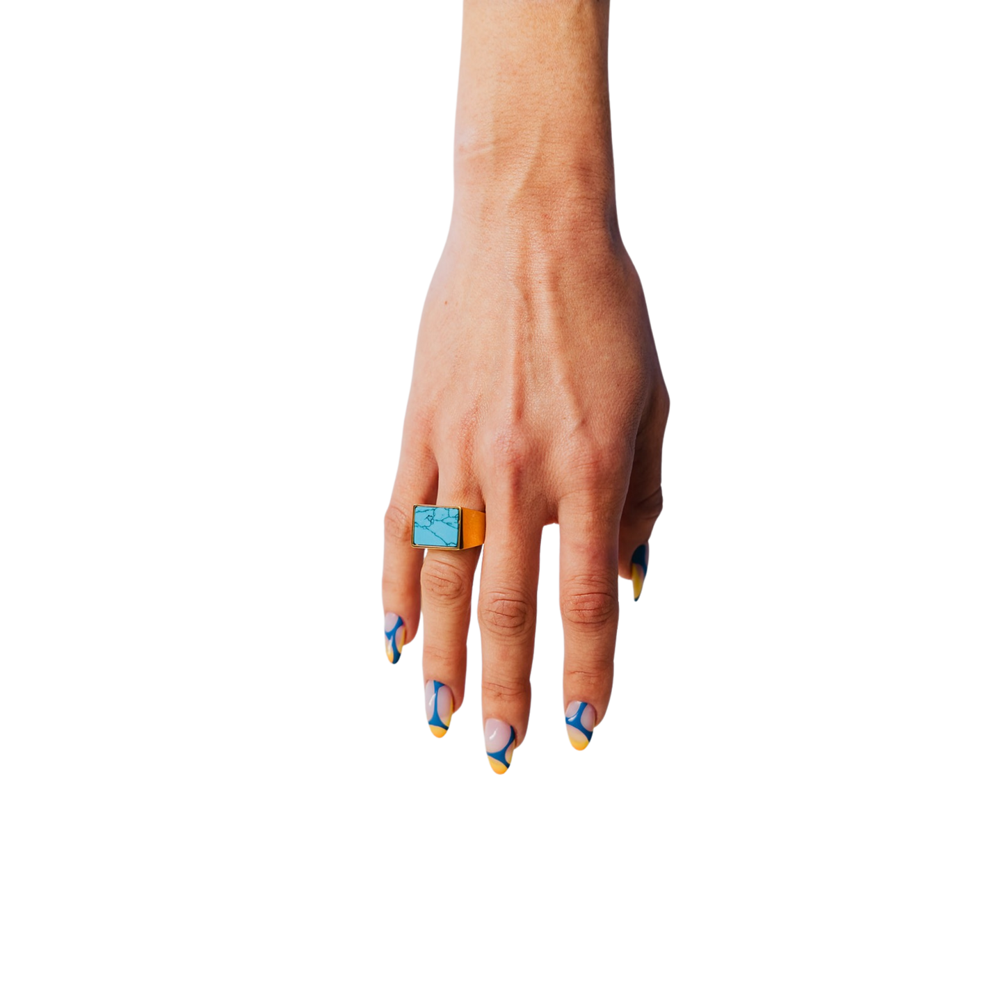 STONE SIGNET IN TURQUOISE