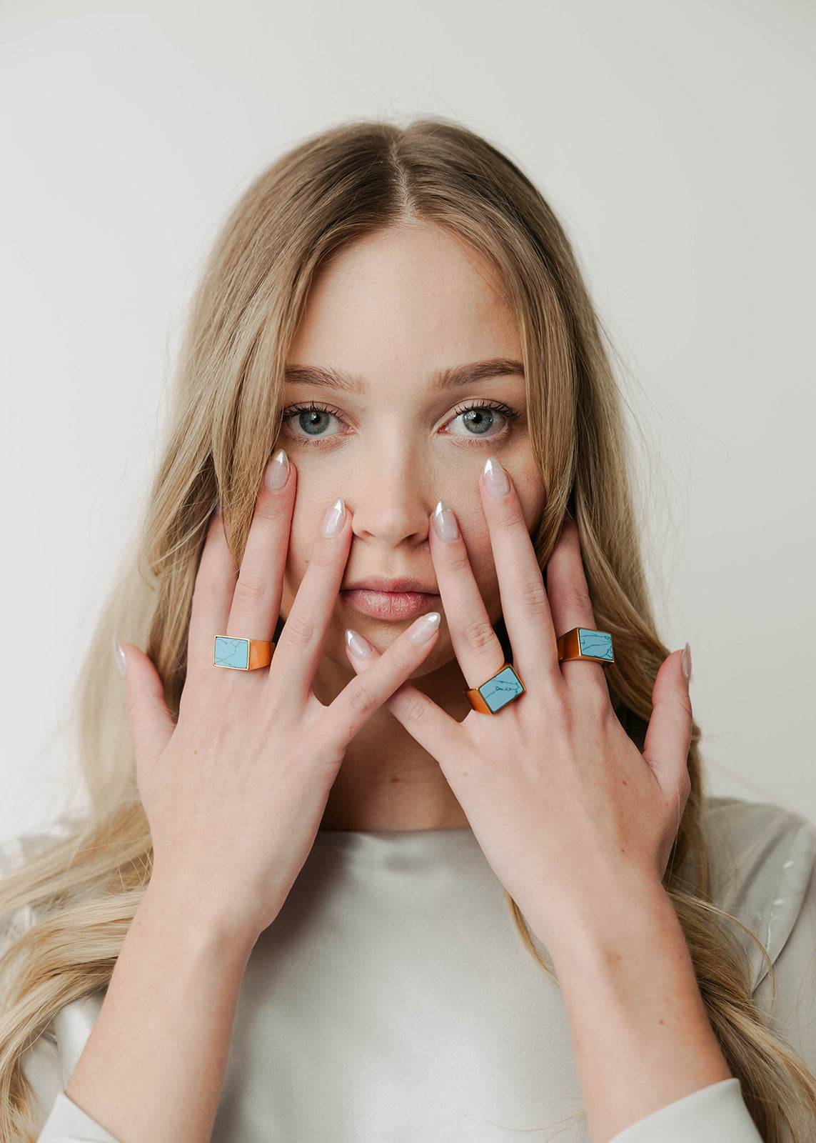 STONE SIGNET IN TURQUOISE